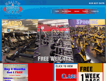 Tablet Screenshot of healthandstrengthgym.net